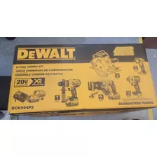 Dewalt 20v 5-tool Drill/impact Driver/saws/ Light Combo Kit
