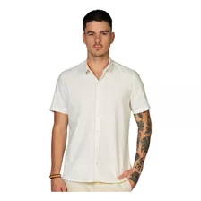 Camisa Masculina Manga Curta Docthos Slim Flame