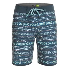 Boardshorts Surf Quiksilver Surfsilk Scallop 19 Azul Hombre