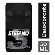 Desodorante Antitranspirante Stefano Black Roll-on 50ml