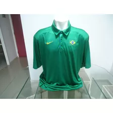 Camisa Polo Da Seleção Brasileira /olimpiadas Nike Anos 2000
