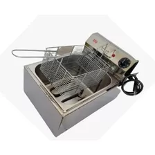 Fritadeira Elétrica Quadrada 5 Litros 110v Inox Chalotte One