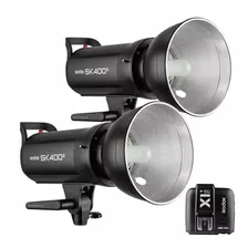  Strobe Godox 2pcs Sk400ii 400w 2.4g Studio Bajo Pedido