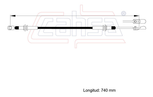 Cable Selector De Velocidades Para Ford Aerostar 4.0l 1990 Foto 2