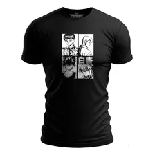 Camiseta Yuyu Hakusho Yusuke Urameshi Kurama Hiei Kazuma 