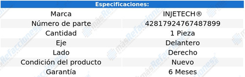 Sensor Abs Lincoln Mkx 6cil 3.5 2007 Delantero Derecho Foto 4