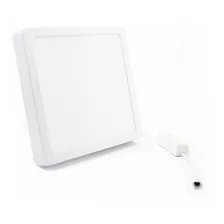 Painel Plafon Quadrad Luminária Sobrepor Led 25w Frio 110v/220v