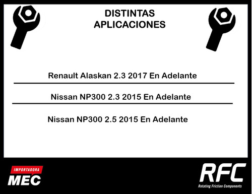 Disco De Freno + Pastillas Nissan Np300 2.3 2015 En Adelante Foto 2
