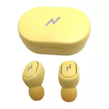 Auriculares Bluetooth Noga Btwins 13 Inalámbricos Amarillo