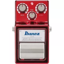 Pedal Ibanez Edição Limitada Ts-9 40th Tube Screamer Cor Vermelho (ts 9 40th)