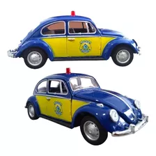 Carrinho De Metal Fusca Rodoviário Miniatura 1° Linha