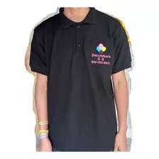 Camisetas Polo Mas Bordado De Logo.