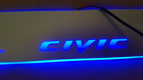 Estribos Iluminados Led Inteligentes Para Honda Civic (4p) Foto 2