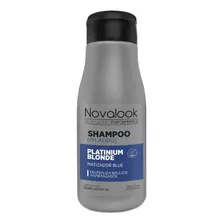 Shampoo Matizador Azul Platinium Blonde Novalook 375ml