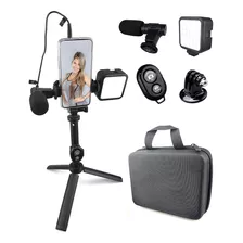 Kit De Vlogging De Trípode Acuvar Selfie Stick Para Todos Lo