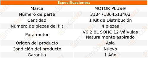 Kit De Tiempo Citation Chevrolet V6 2.8l Sohc 12v 82/86 Foto 2