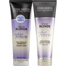 John Frieda Sheer Blonde Color Renew Tone Shampoo + Cond