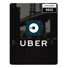 Gift Card Vale Presente Uber Cartão 50 Reais Pré-pago
