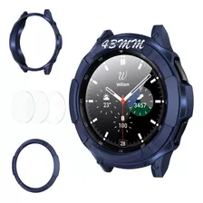 Funda + 3 Micas Para Samsung Galaxy Watch 6 Classic 43/47mm