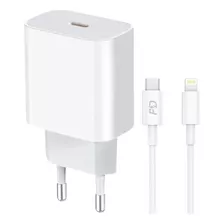 Fonte Carregador + Cabo Tipo C 20w Para iPhone X Xs 11 12 13