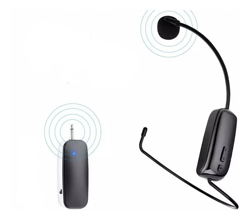 Microfono Inhalambrico Bluetooth 5.0 Cintillo Recargable