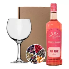 Kit Gin Box Merle Pink + Copon + Mix Botanicos + Caja Regalo