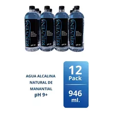 Agua Alcalina Natural De Manantial Rejuven8 Ph9+ Paq. C/12