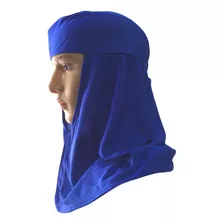 Touca Arabe Helanca Azul Proteção Da Pele Sol Ca41011