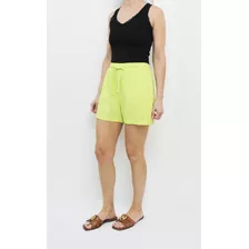 Short Básico De Lino Con Elástico Citrus - Koxis Mujer