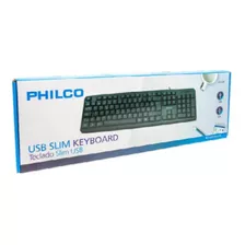 Teclado Computador Slim Usb Keyboard Philco