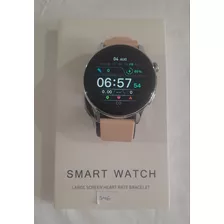 Reloj Smart Watch Malla De Silicona Color Rosa 