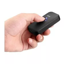 Scanner 2d Leitor Código Barras Wireless Bluetooth Usb Cor Preto