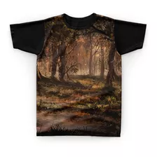 Camiseta Camisa Natureza Floresta Árvores Paisagem - O32