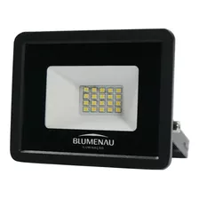 Blumenau Iluminação Refletor Led Tech 20 W 110v/220v Cor Da Carcaça Preto Cor Da Luz Branco-quente 3000k
