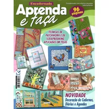 Revista Técnicas Patchwork Scrapbooking Decoração Cadernos