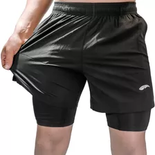 Short Deportivo Masculino Con Calza - Charrua Store