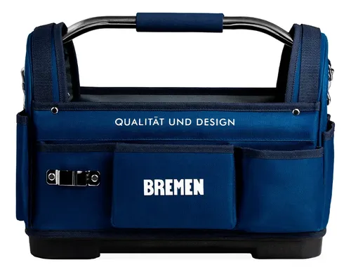 Bolso Portaherramientas Bremen Abierto 16 Base Plast 8660 Azul