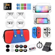 Kit De Accesorios Con Estuche Para Nintendo Switch Oled