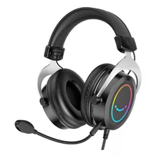 Auriculares Gamer Fifine Ampligame H3 H3 Negro Con Luz Led
