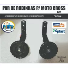 Moto Hp Cross 6v - Só O Par De Rodinhas De Apoio 