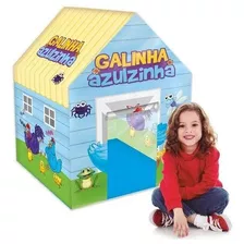 Toca Barraca Casinha Infantil Galinha Azulzinha