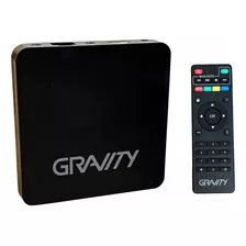 Smart Tv Box Gravity 4k Uhd Android 10 Quadcore 16gb 2gb Ins Color Negro Tipo De Control Remoto Estándar