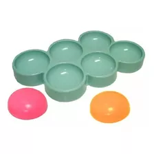 Molde/forma De Silicone Redondo 06 Cav.