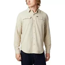 Camisa M/l Hombre Silver Ridge 2 Long Beige Columbia