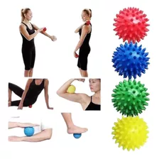 Kit C/5 Bola Bolinha Fisioterapia Anti Stress Massagem Mão 