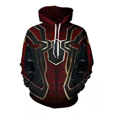 Sudadera Anime Spiderman Con Capucha Casual Impresión 3d