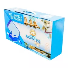 Kit Acessórios Para Limpeza De Piscina Lazer Brustec 6 Itens