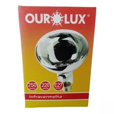 Lâmpada Secagem 250w 220v E-27 Infravermelha Ourolux