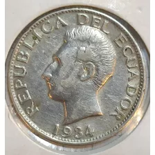 Moneda Un Sucre 1934 Ecuador 