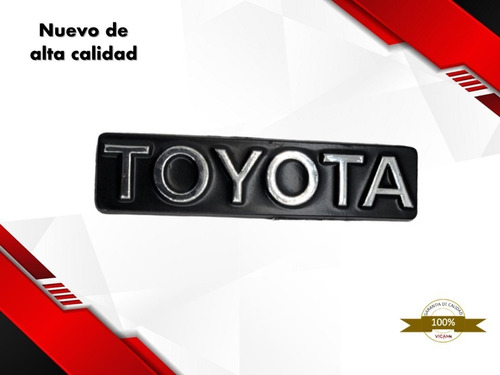 Emblema Lateral Placa Toyota Pick Up Lado Izquierdo Foto 3